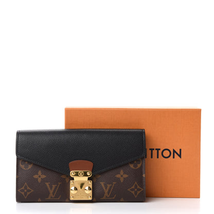 Louis Vuitton Monogram Pallas Wallet Black 8 of 8