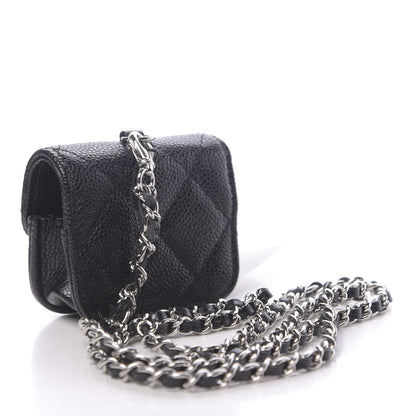 Chanel Caviar Quilted Airpods Pro Case Black 3 of 10