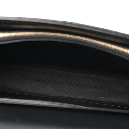Gucci Calfskin Matelasse GG Marmont Chain Wallet Black 4 of 11