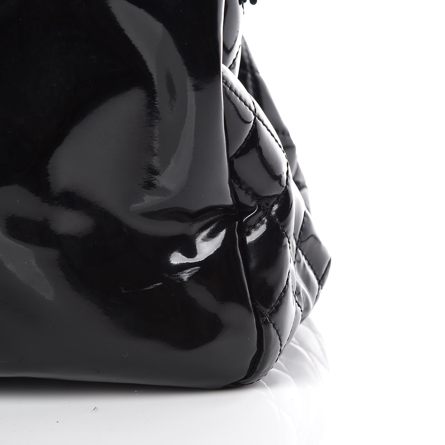 Chanel Vinyl Large Lipstick Tote Black 13 of 13