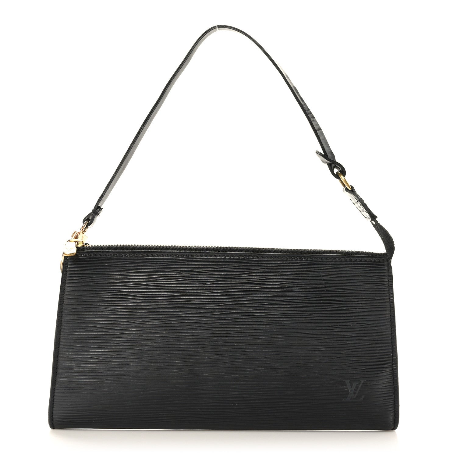 Louis Vuitton Epi Pochette Accessories 24 Black 1 of 9