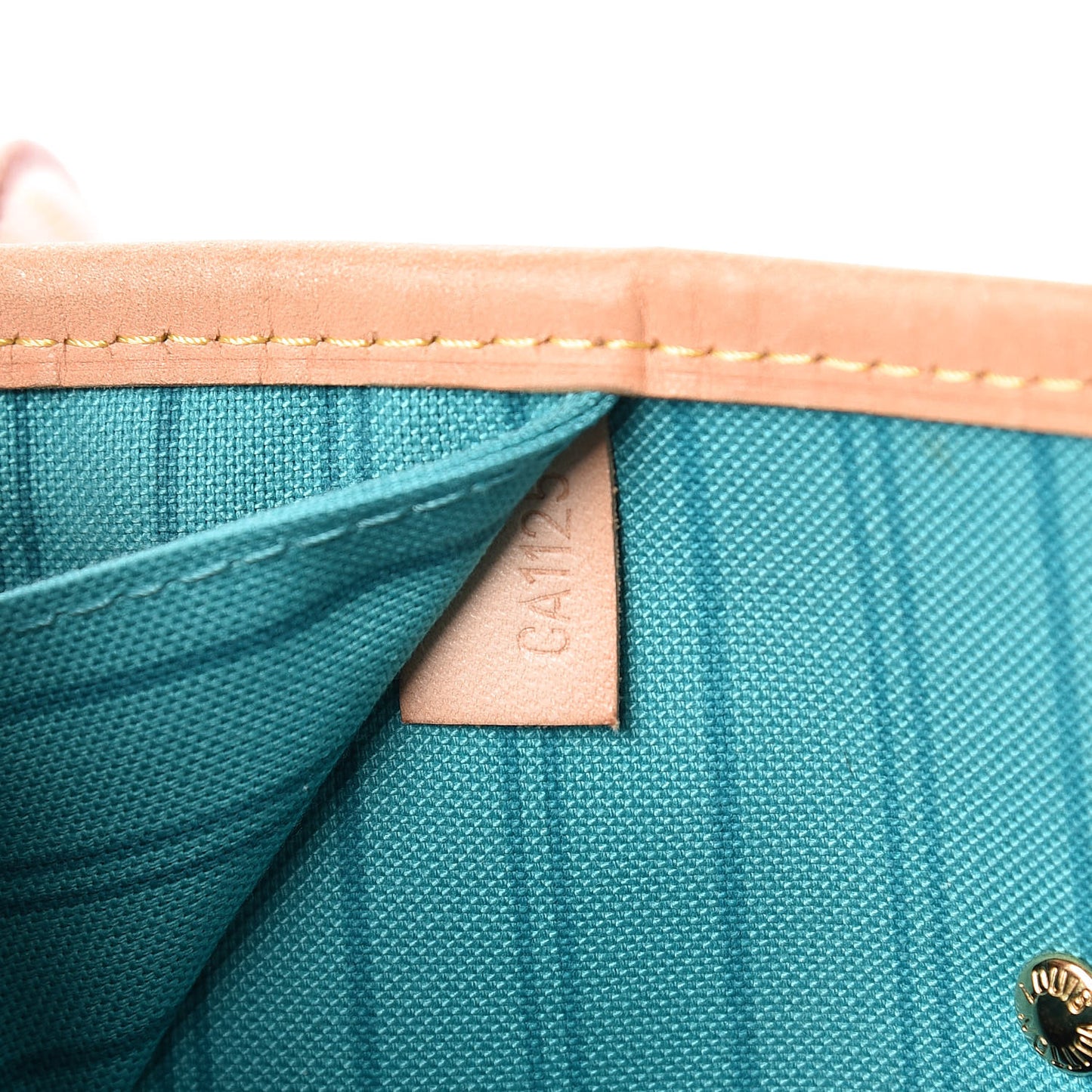 Monogram V Neverfull MM Turquoise