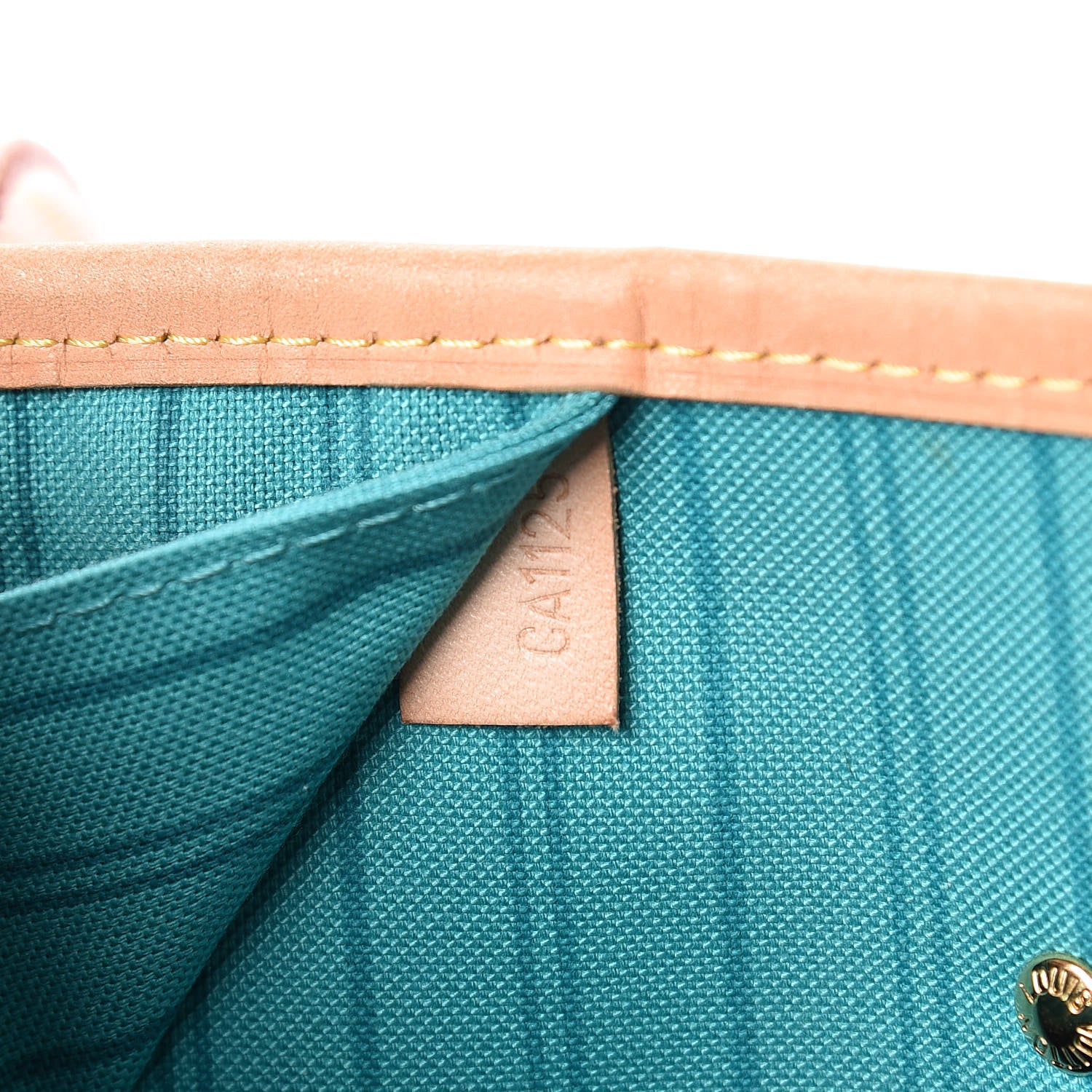 Louis Vuitton Monogram V Neverfull MM Turquoise 8 of 14