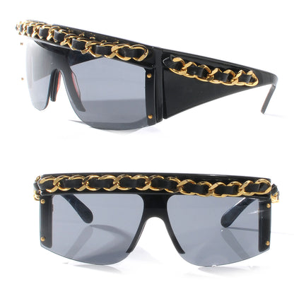 Chanel Chain Sunglasses 0026 Black 1 of 5