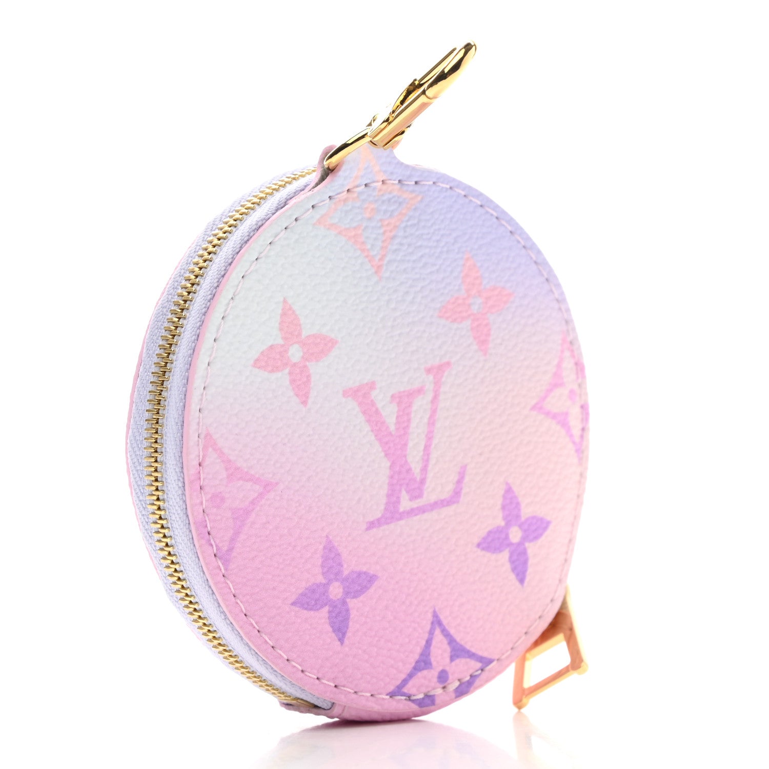Louis Vuitton Monogram Spring In The City Papillon BB Round Coin Purse Sunrise Pastel 3 of 6