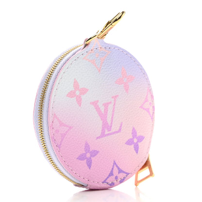 Louis Vuitton Monogram Spring In The City Papillon BB Round Coin Purse Sunrise Pastel 3 of 6