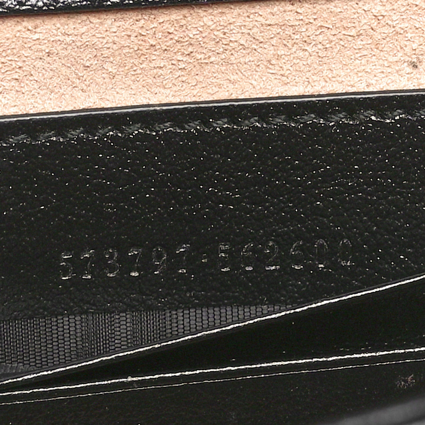 Textured Calfskin Web Small Rajah Slim Flap Shoulder Bag Black