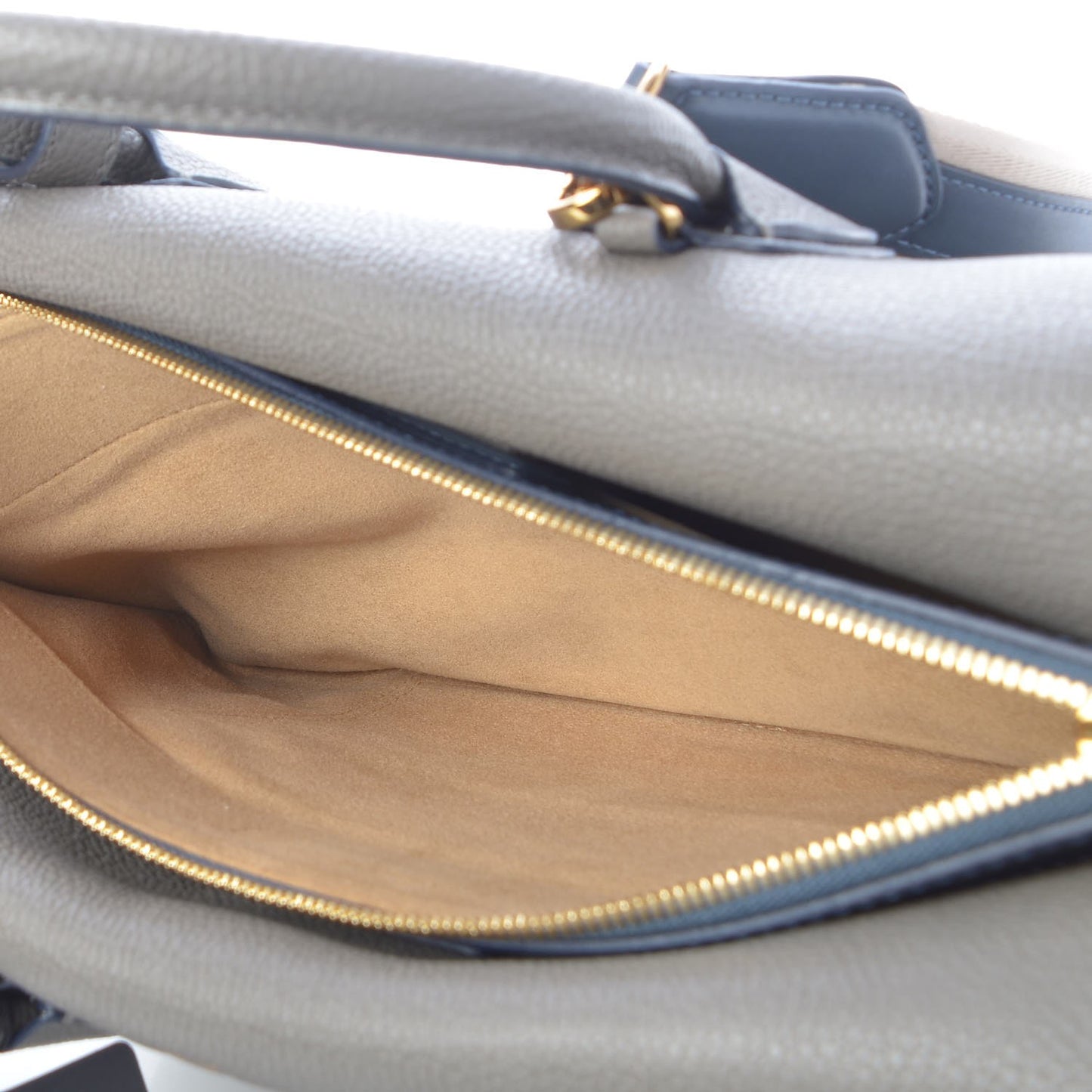 Grained Calfskin Medium Milla Tote Bungee Cord