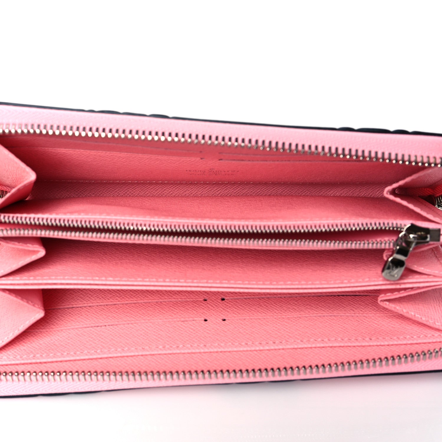 Louis Vuitton Epi Chain Flower Print Zippy Wallet Pink 5 of 7