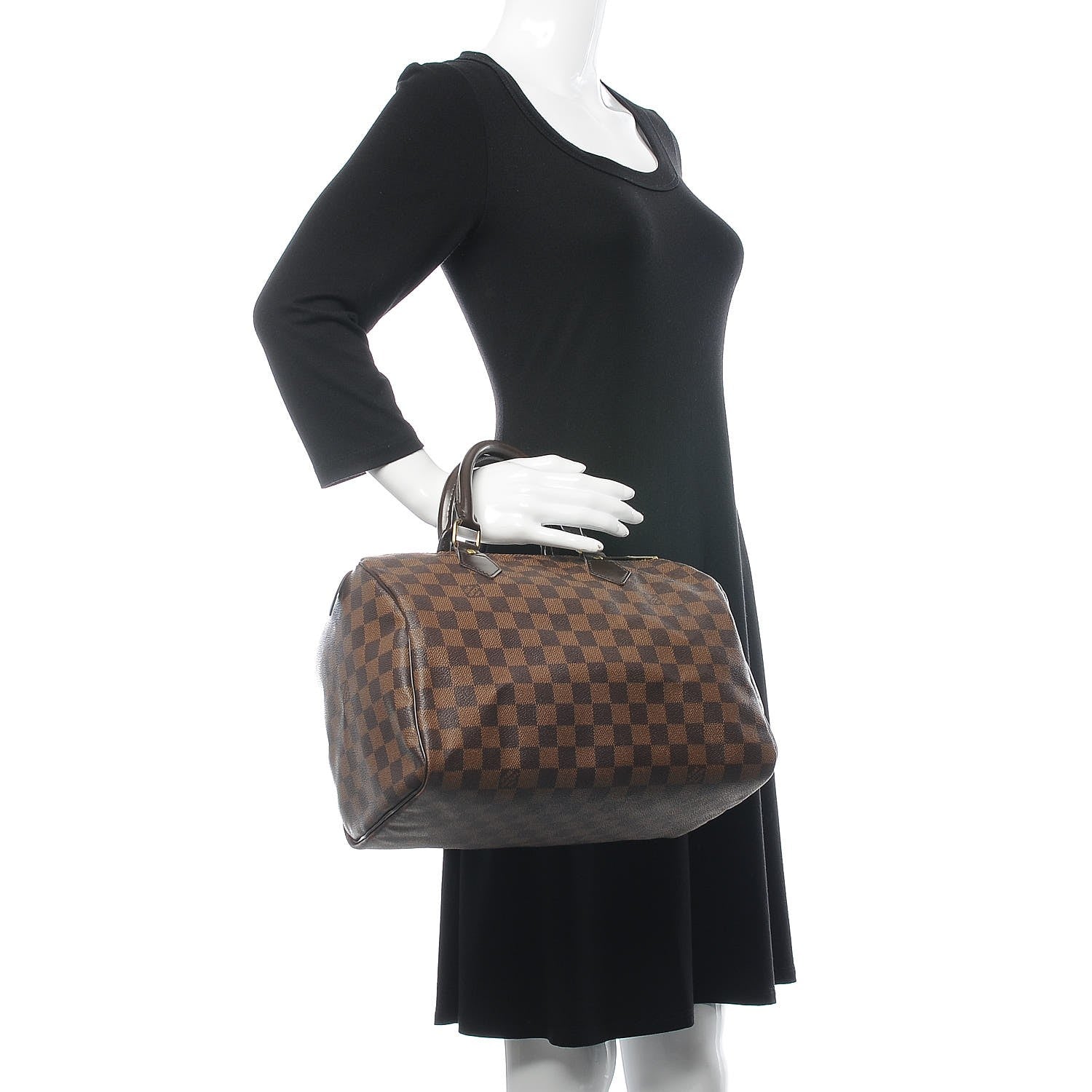 Louis Vuitton Damier Ebene Speedy 30 2 of 7