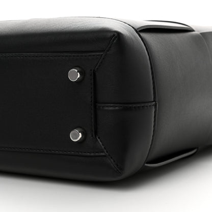 Bottega Veneta French Calfskin Maxi Intrecciato Large Vertical Arco Tote Black 8 of 12