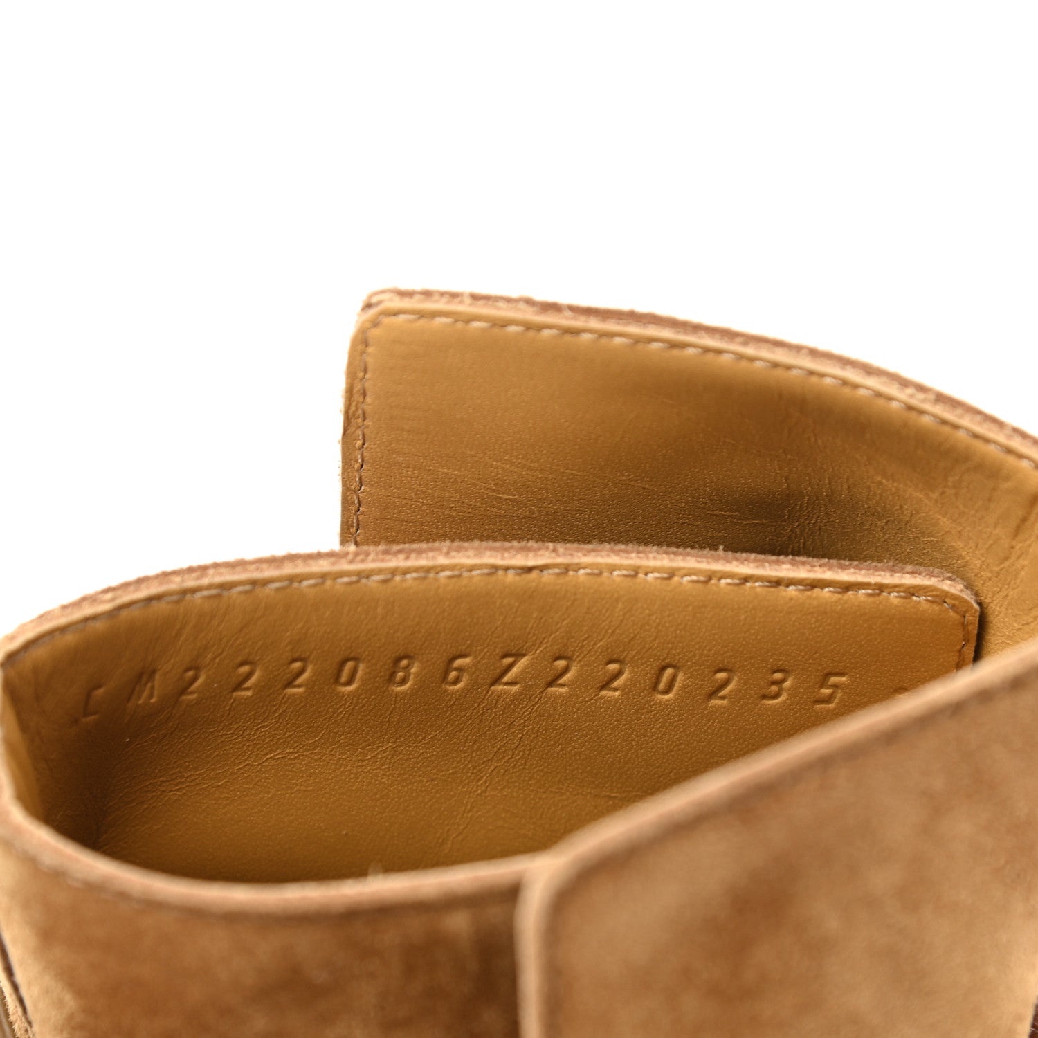 Hermes Velvet Womens Follow Low Boots 35 Brun Fume 8 of 9