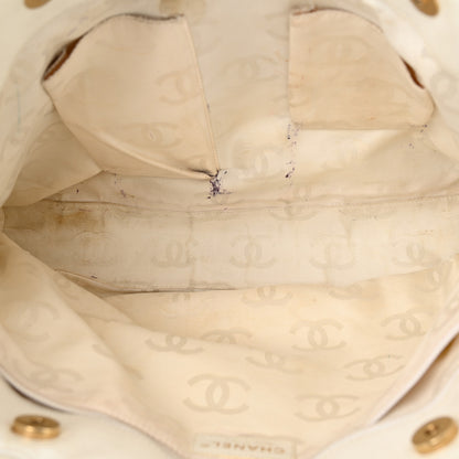 Chanel Caviar CC Timeless Tote White 5 of 23