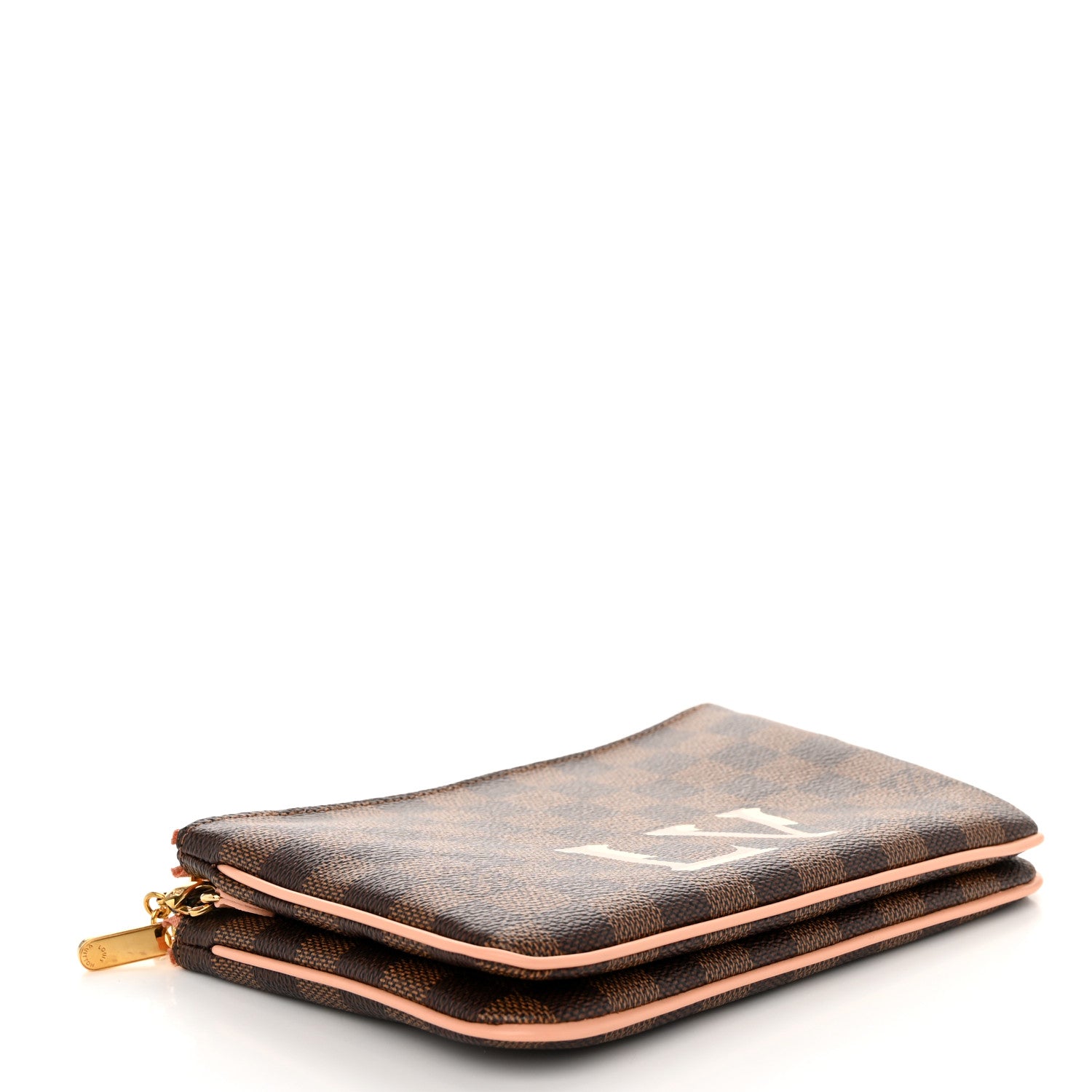 Louis Vuitton Damier Ebene Double Zip Pochette 4 of 12