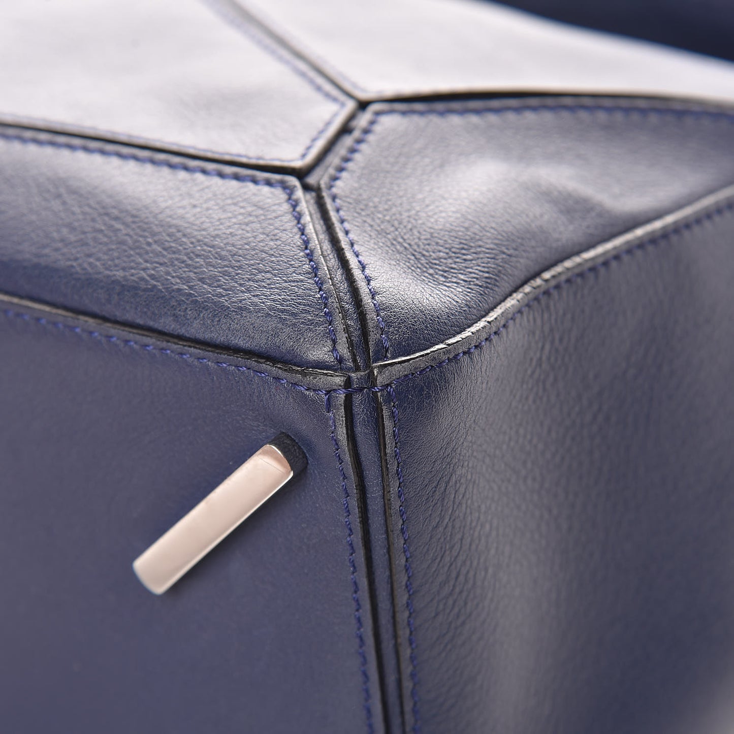 Calfskin Medium Puzzle Bag Marine