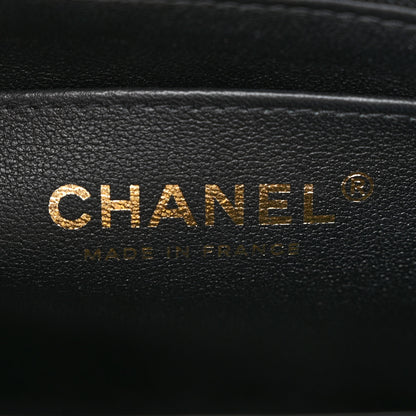 Chanel Lambskin Resin Crystal Square Quilted Mini Monacoco Flap Black 6 of 10