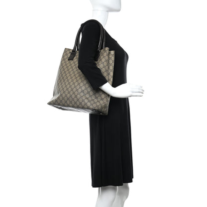 Gucci GG Plus Monogram Small Vertical Tote Dark Brown 3 of 14