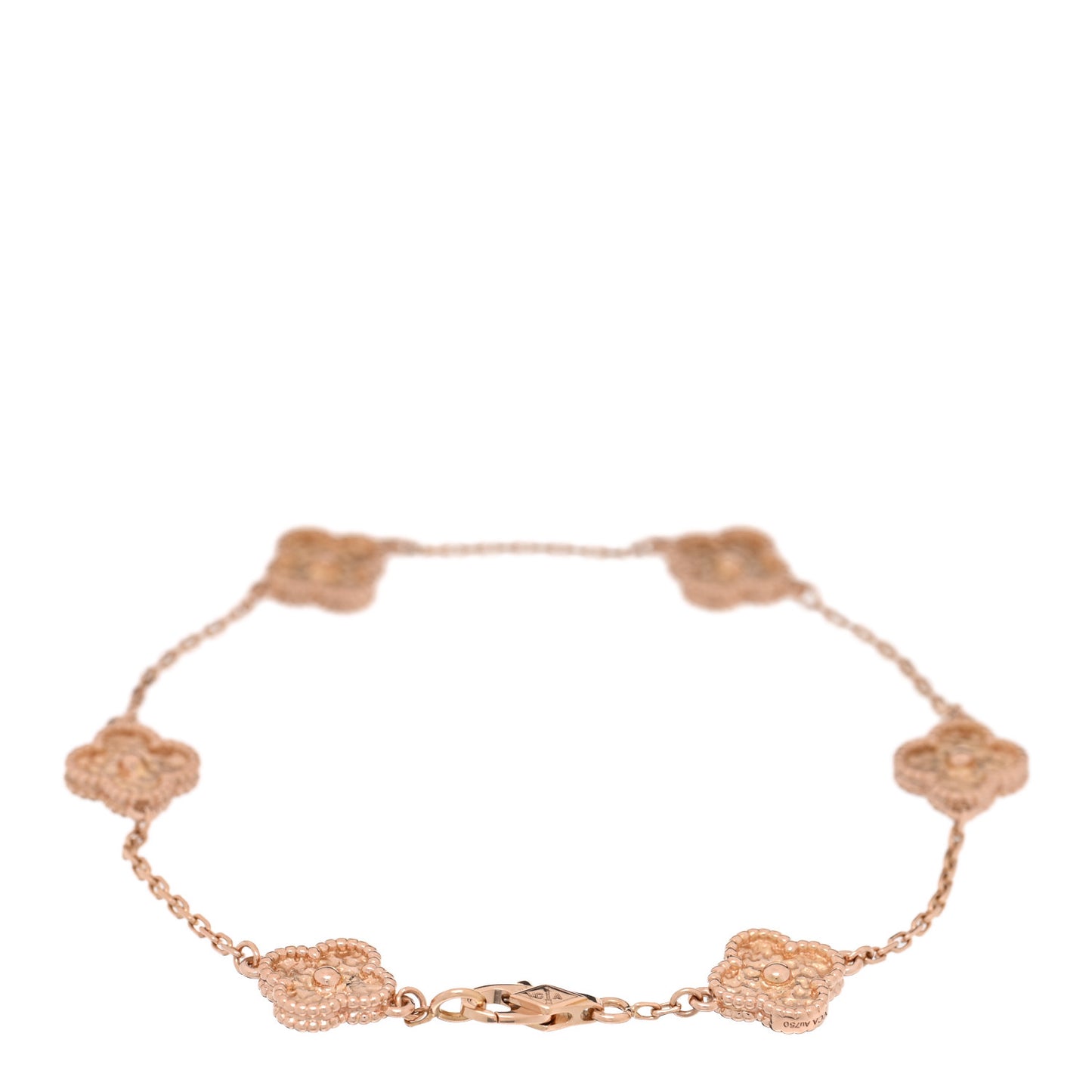 18K Rose Gold 6 Motifs Sweet Alhambra Bracelet