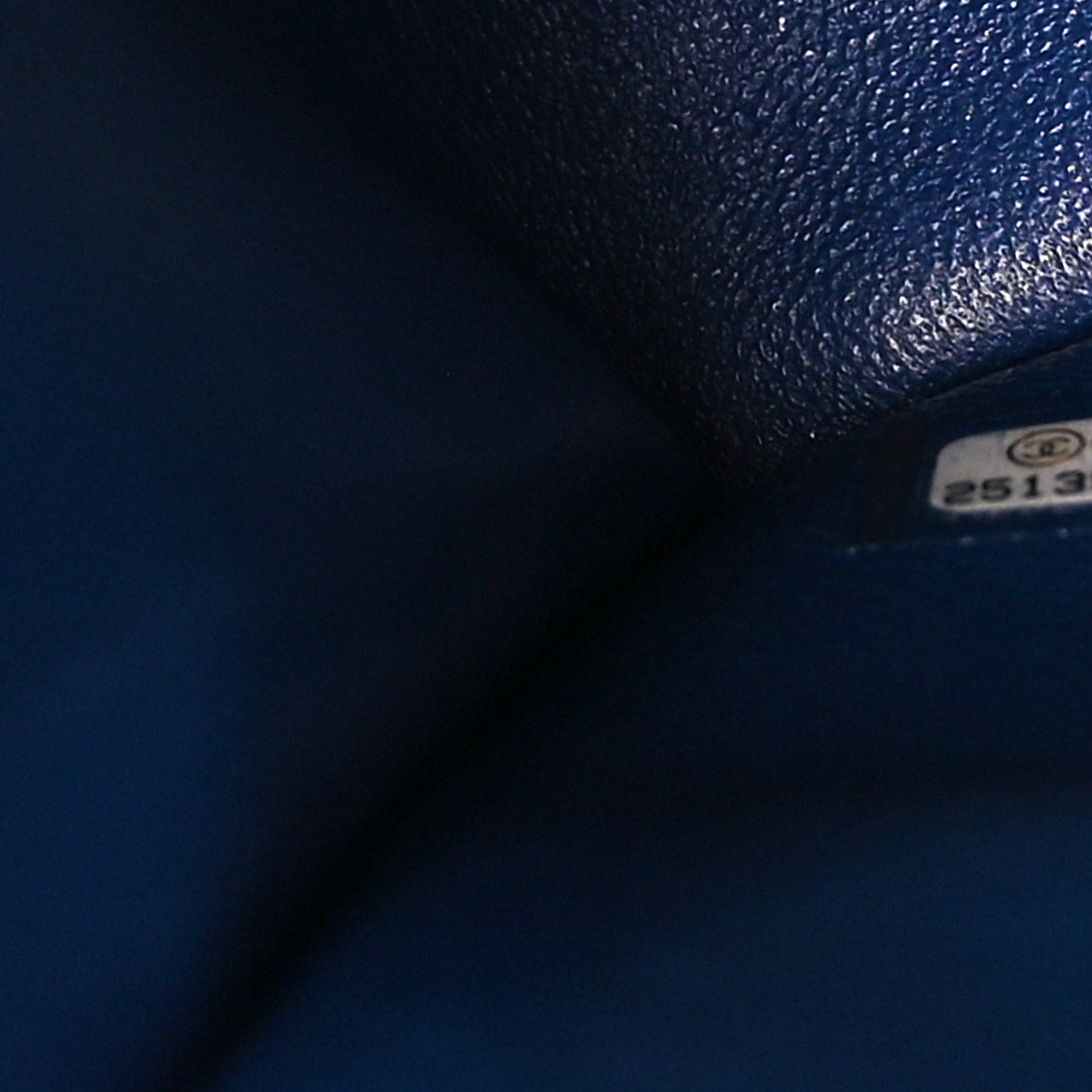 Chanel Caviar Quilted Jumbo Double Flap Blue 7 of 10