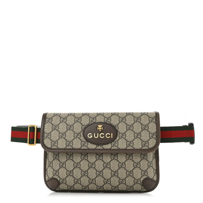 Gucci GG Supreme Monogram Neo Vintage Web Belt Bag Brown 2 of 21