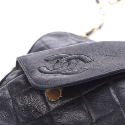 Chanel Lambskin Quilted Flap Tassel Camera Case Black 16 of 18