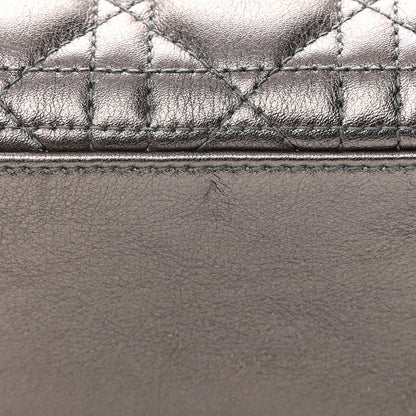 Christian Dior Lambskin Cannage Small My ABCDior Lady Dior Metallic Grey 14 of 20