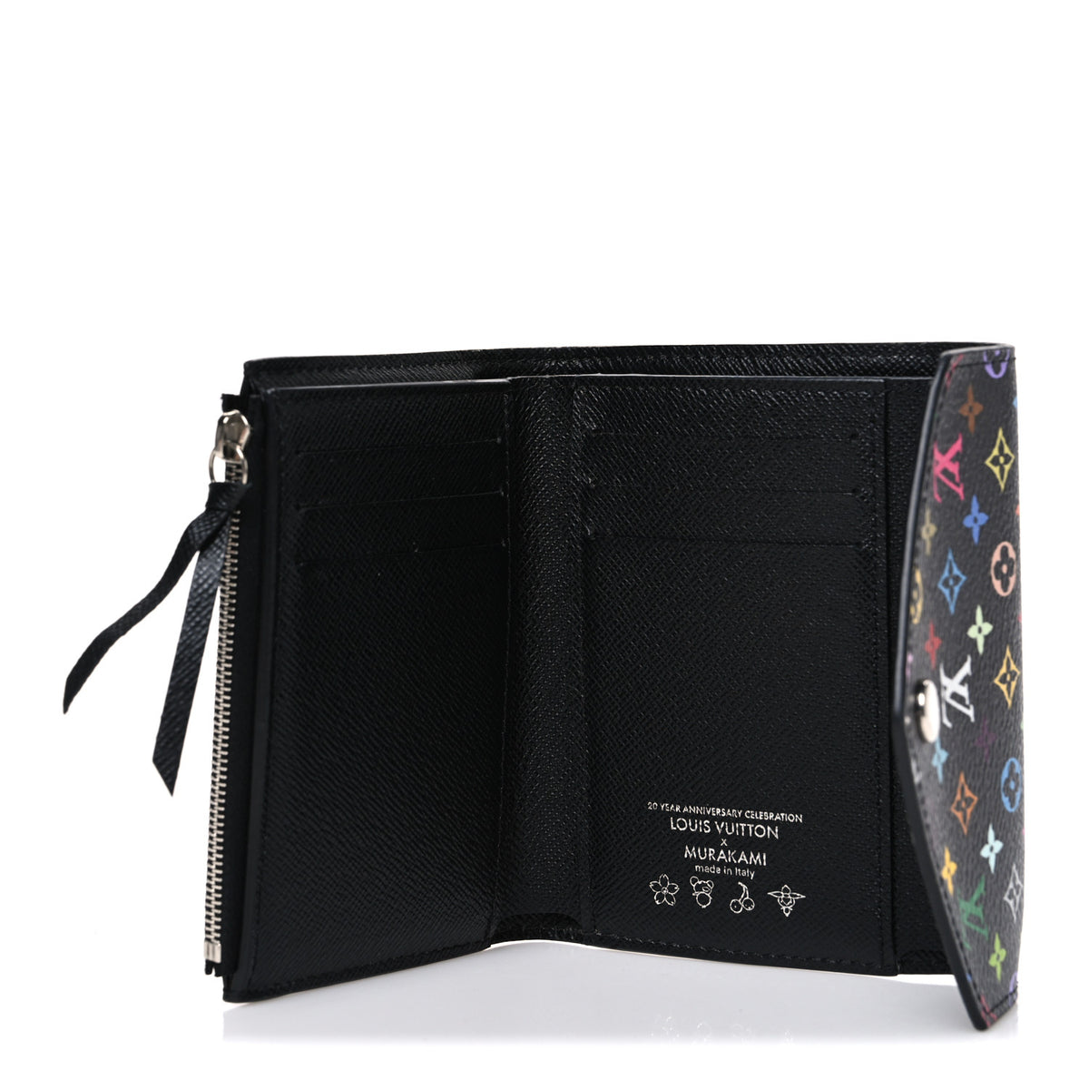 LV x TM Monogram Multicolor Victorine Wallet Black