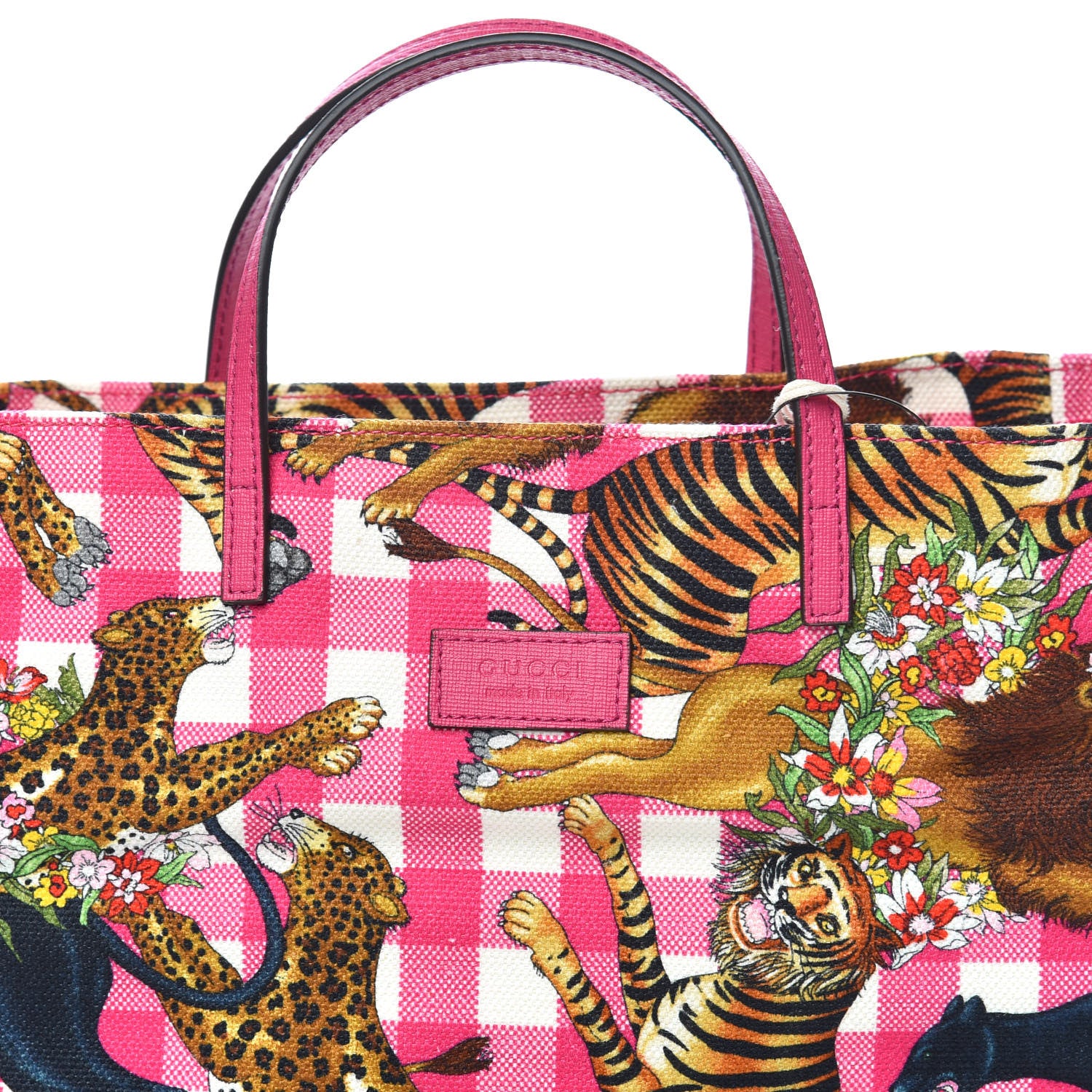 Gucci Canvas Kids Tiger Print Tote Multicolor 10 of 10