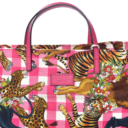 Gucci Canvas Kids Tiger Print Tote Multicolor 10 of 10