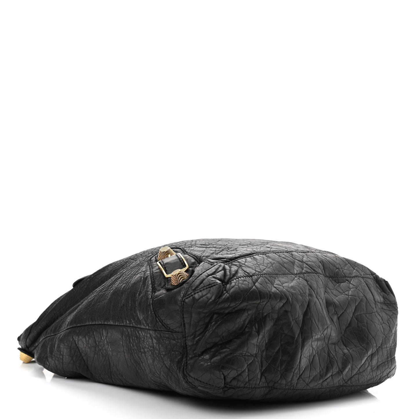 Agneau Giant 21 Gold Hardware Day Hobo Black