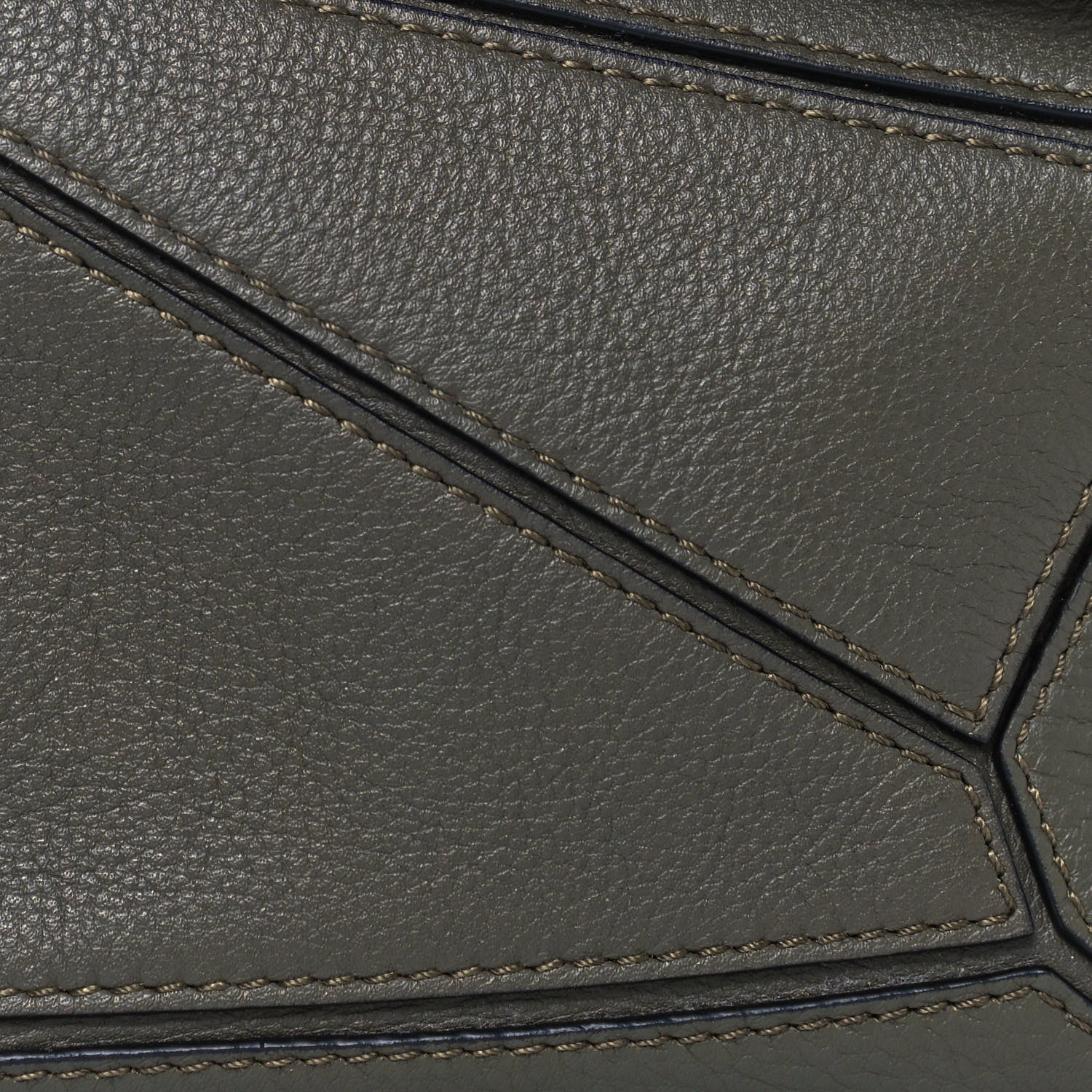 Loewe Calfskin Mini Puzzle Bag Khaki Green 8 of 13