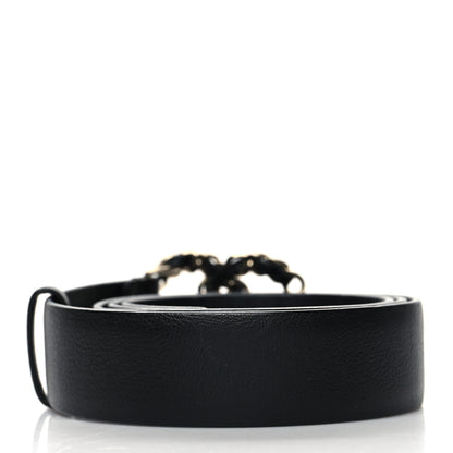 Chanel Lambskin CC Chain Belt 85/34 Black 2 of 7