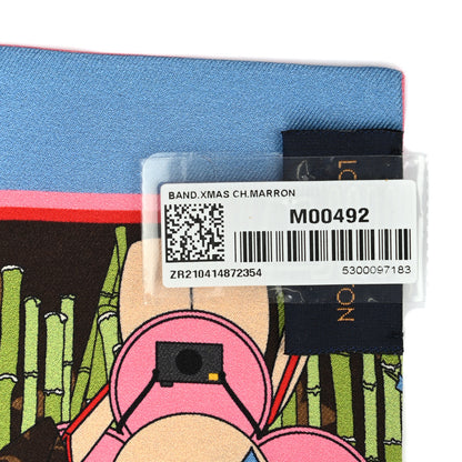 Louis Vuitton Silk Monogram 2021 Christmas Animation China Bandeau 2 of 3