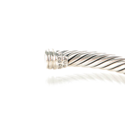 David Yurman Sterling Silver 14K Yellow Gold 5mm X Station Cable Bracelet 4 of 5