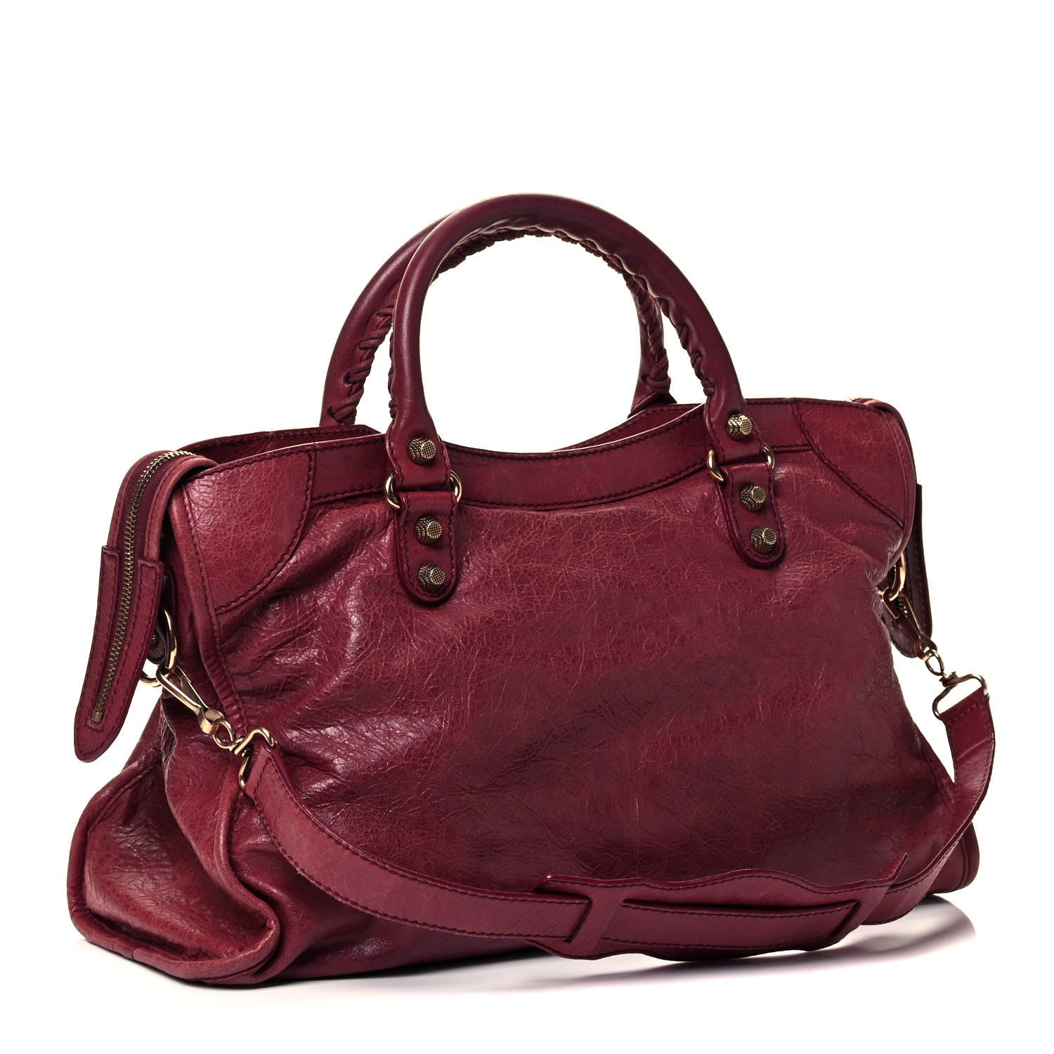 Balenciaga Agneau Giant 12 Rose Gold Hardware City Cassis 3 of 9
