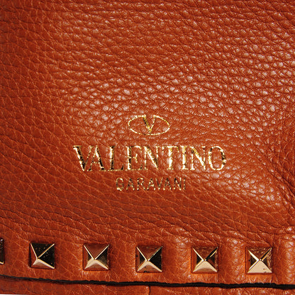 Valentino Garavani Grained Calfskin Medium Rockstud Reversible Tote Parrot Light Cuir 7 of 8