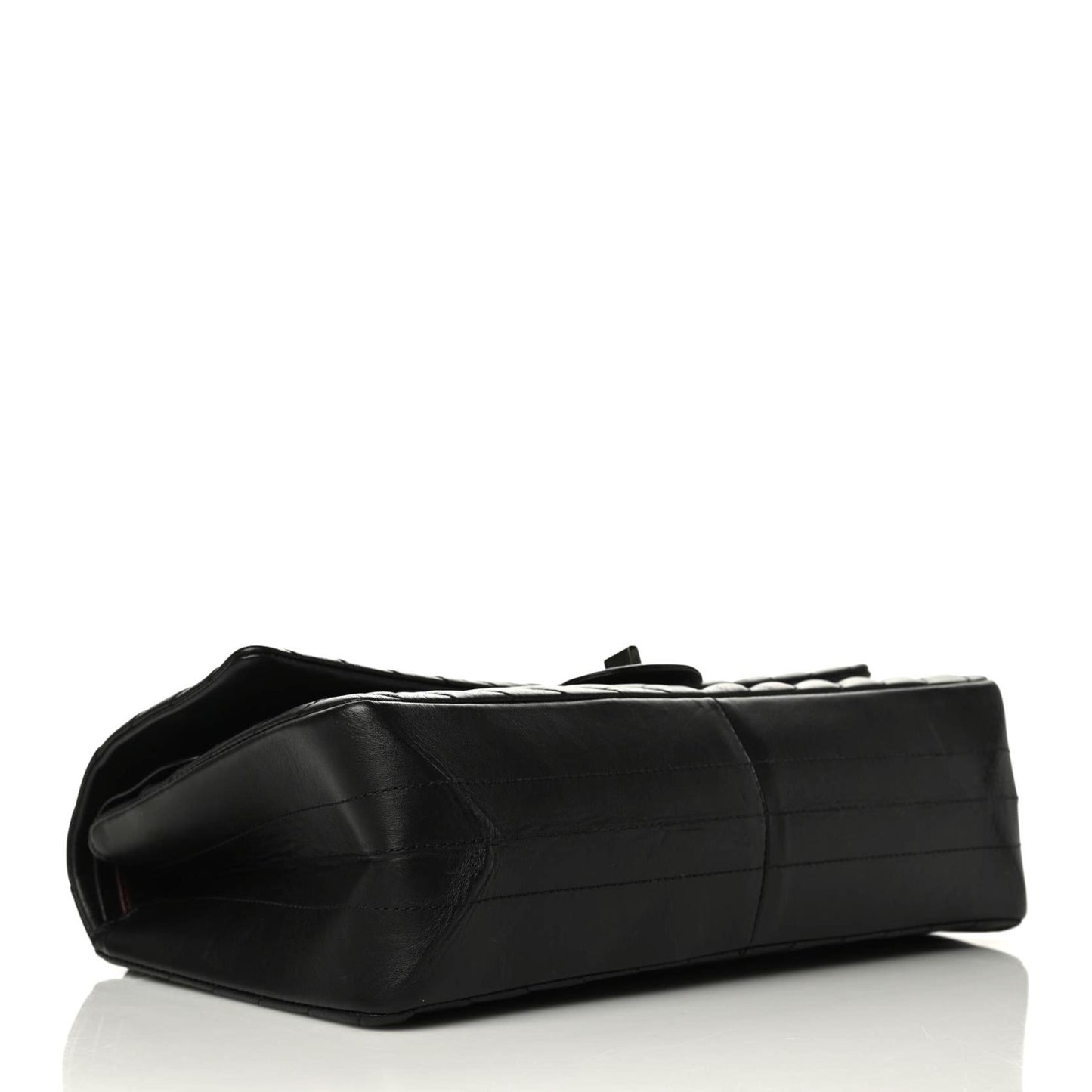 Aged Calfskin Chevron Quilted 2.55 Reissue 226 So Black