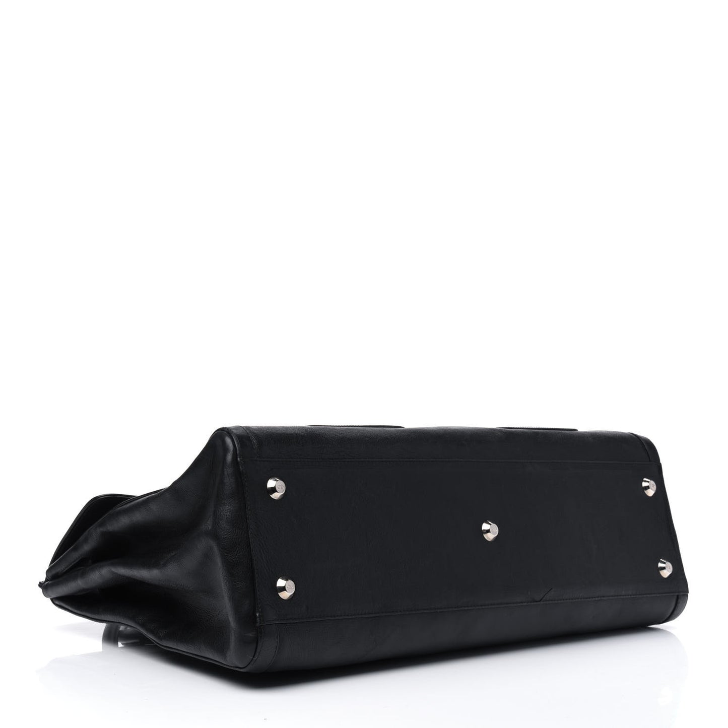 Calfskin CD Tote Black