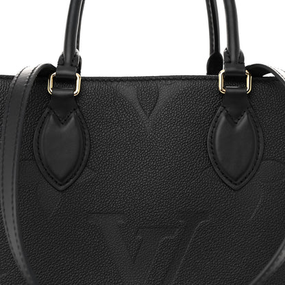 Louis Vuitton Empreinte Monogram Giant OnTheGo MM Black 7 of 11
