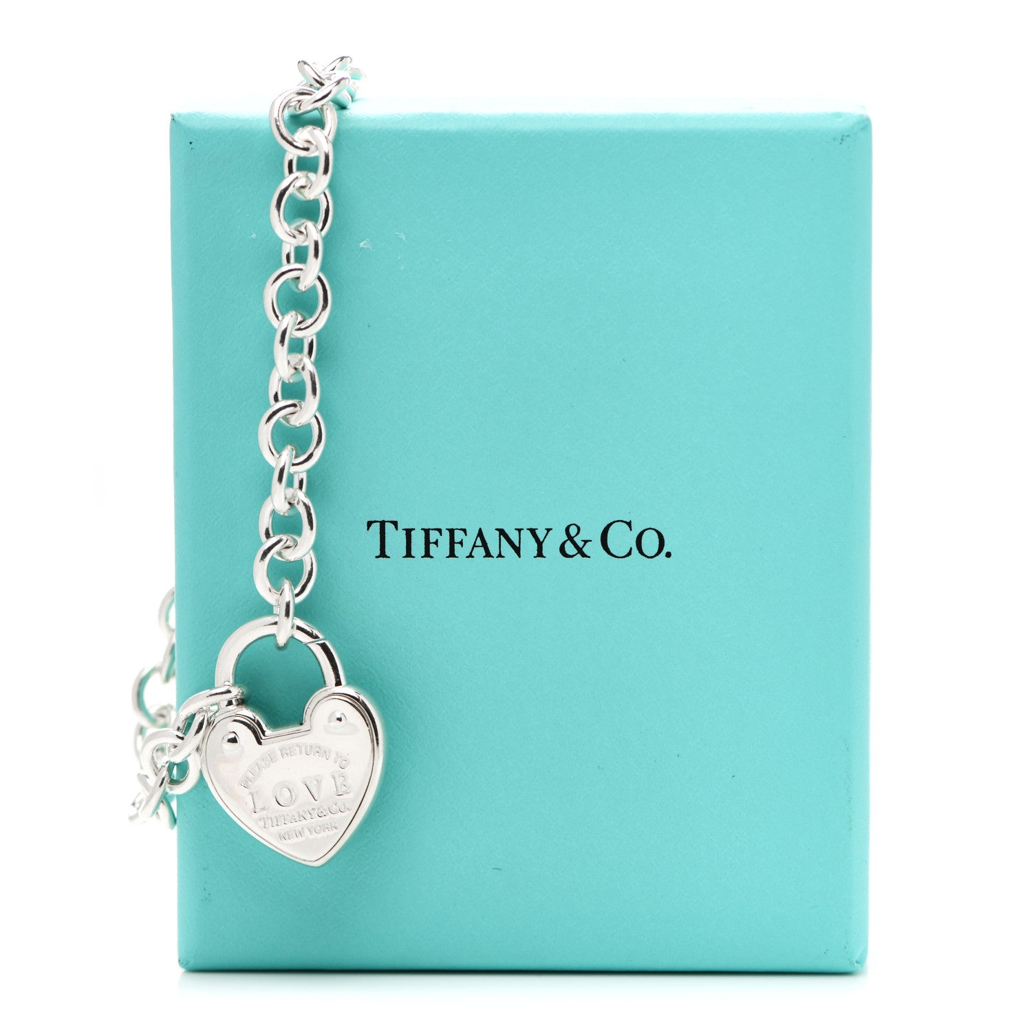 Tiffany Sterling Silver Return to Tiffany Love Lock Bracelet 4 of 4