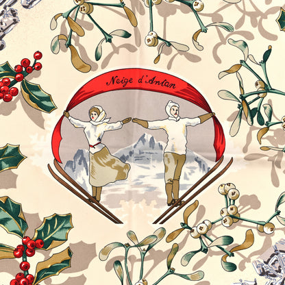 Hermes Silk Neige d' Antan Scarf 90 4 of 4