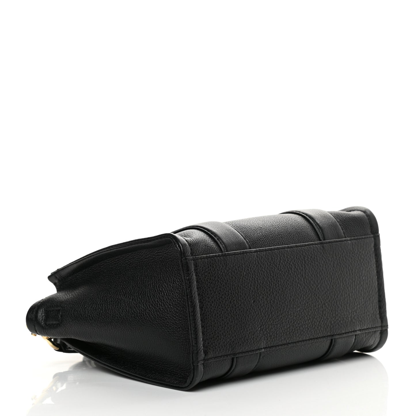 Grained Calfskin Small The Tote Bag Black