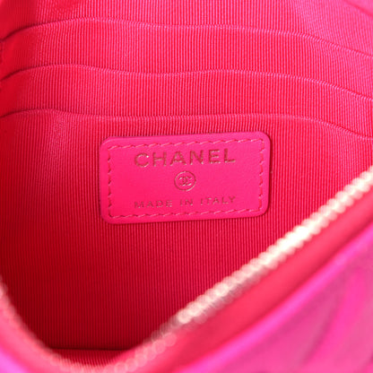 Chanel Goatskin Quilted Medium Reissue Cosmetic Case Pink 6 of 11