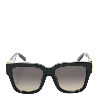 Louis Vuitton Acetate LV Link PM Square Sunglasses Z1566E Black 2 of 8