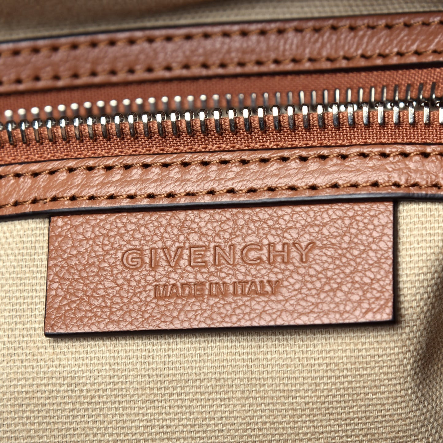 Sugar Goatskin Mini Antigona Caramel