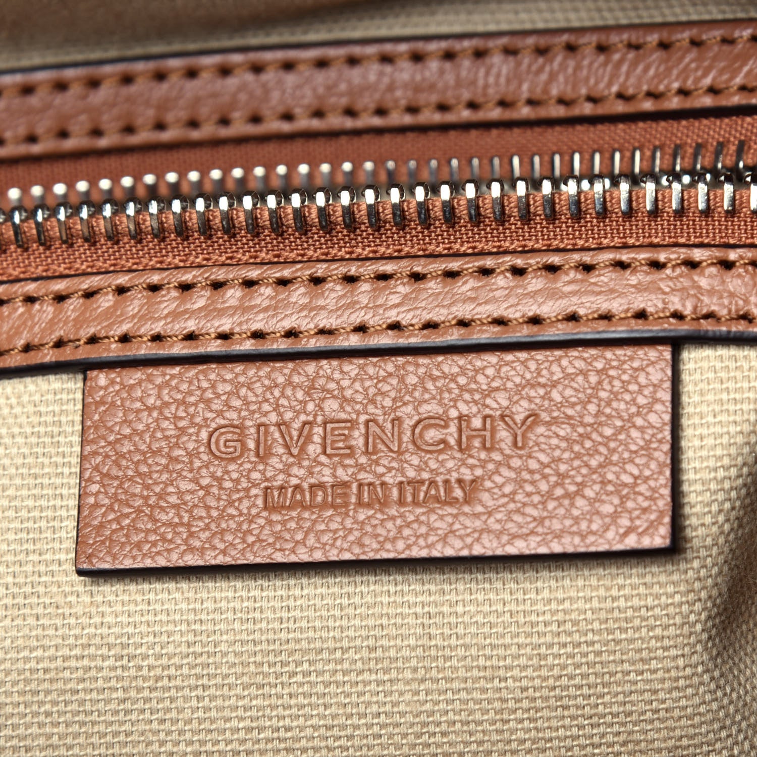 Givenchy Sugar Goatskin Mini Antigona Caramel 7 of 10