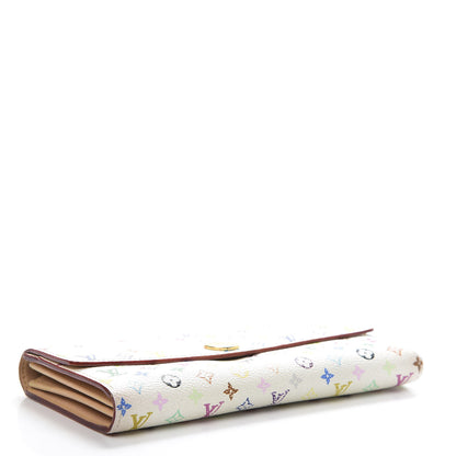 Louis Vuitton Monogram Multicolor Sarah Wallet White 4 of 15