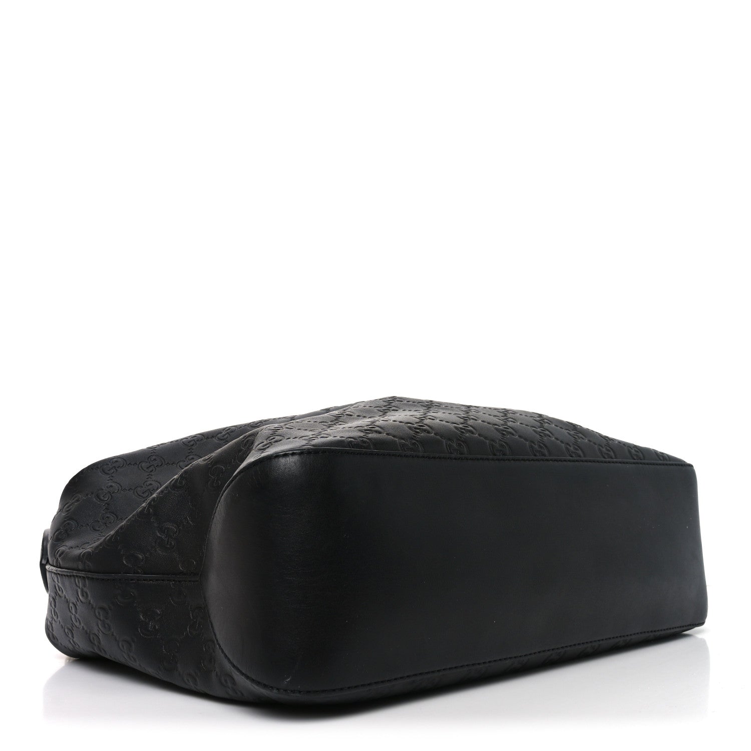 Gucci Guccissima Signature Large Linea A Hobo Black 4 of 12