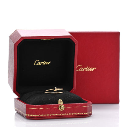 Cartier 18K Yellow Gold Small Juste Un Clou Ring 56 7.5 5 of 5
