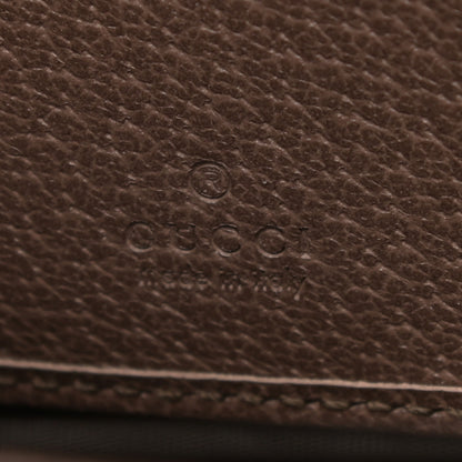 Gucci GG Supreme Monogram Web Ophidia Zip Around Wallet Brown 6 of 8